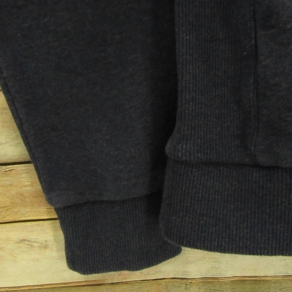 Adidas Heather Blue Front Zip Hoodie Men's L - Picture 7 of 16